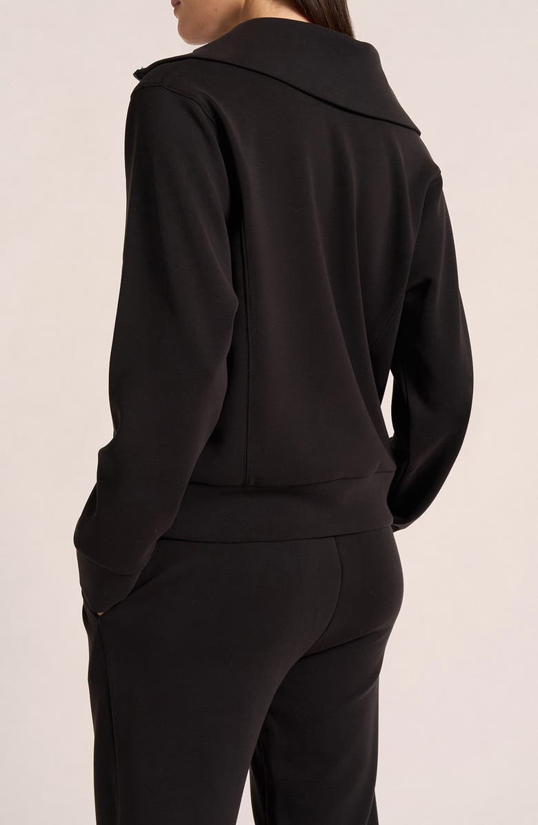 matty m. Farrah Half Zip, Alternate, color, Black