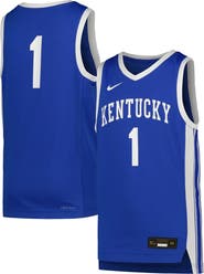Nike Youth Nike #1 Royal Kentucky Wildcats Icon Replica Basketball Jersey