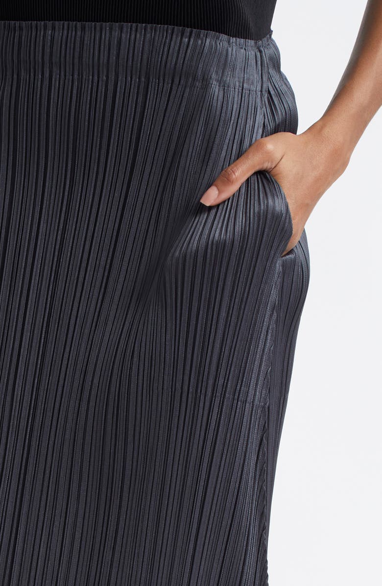 Pleats Please Issey Miyake Monthly Colors December Pleated Midi Skirt, Alternate, color, 