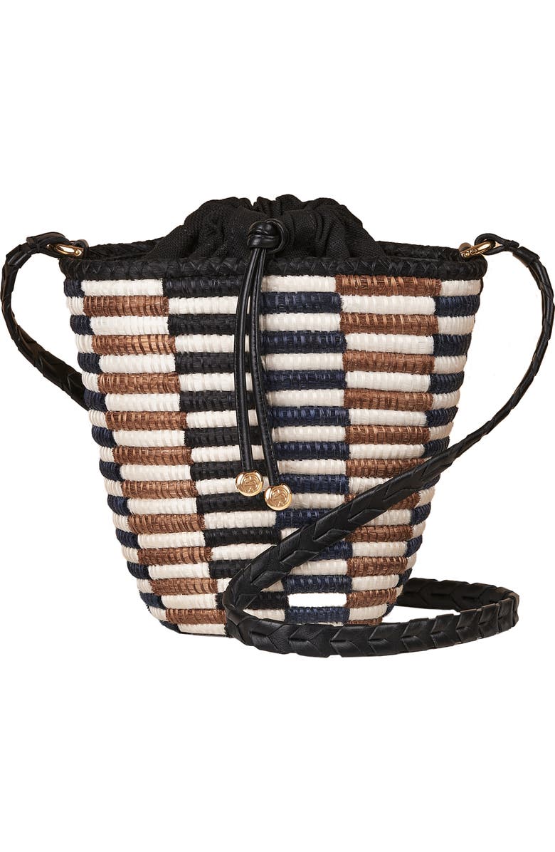 Cesta Collective Mini Fan Whipstitch Crossbody Basket Bag, Main, color,