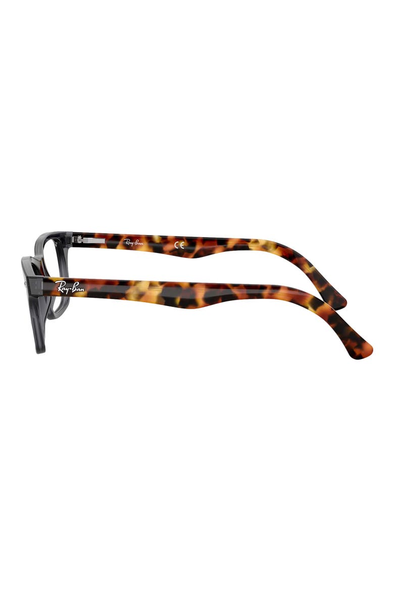 53mm Square Optical Glasses, Alternate, color, OPAL GREY