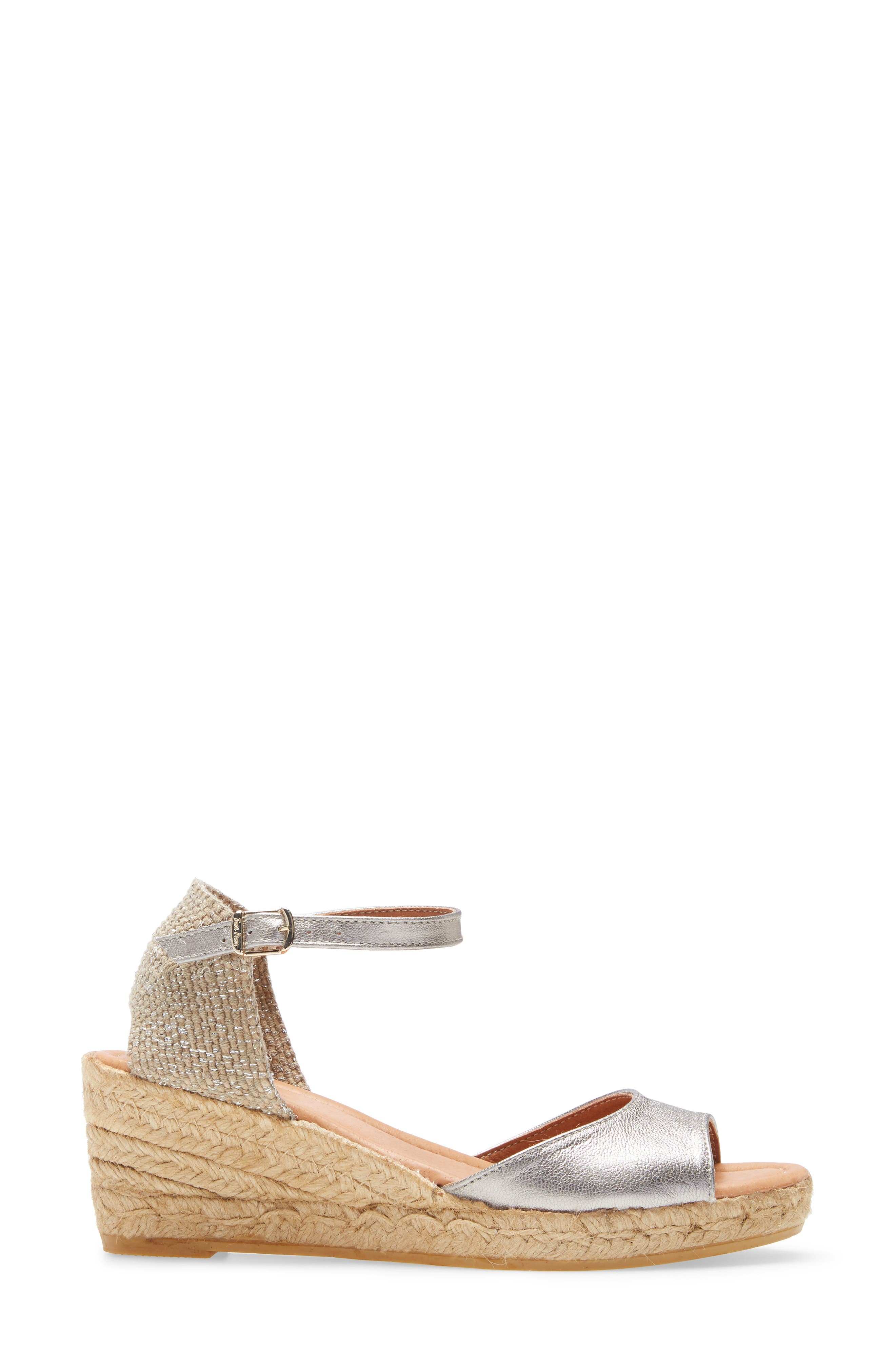 Llivia Wedge Sandal, Alternate, color, ACER LEATHER
