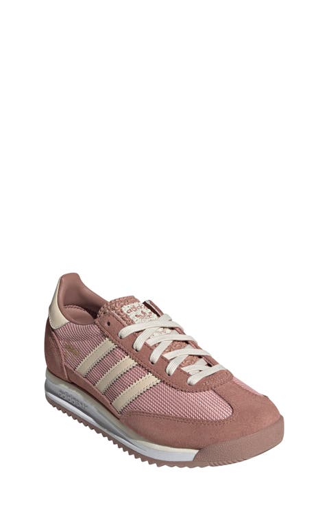 ★adidas★ 3S T-Pink KC4714 adidas Grand Court 2.0 Kids Tennis Shoes with Pink Glitter