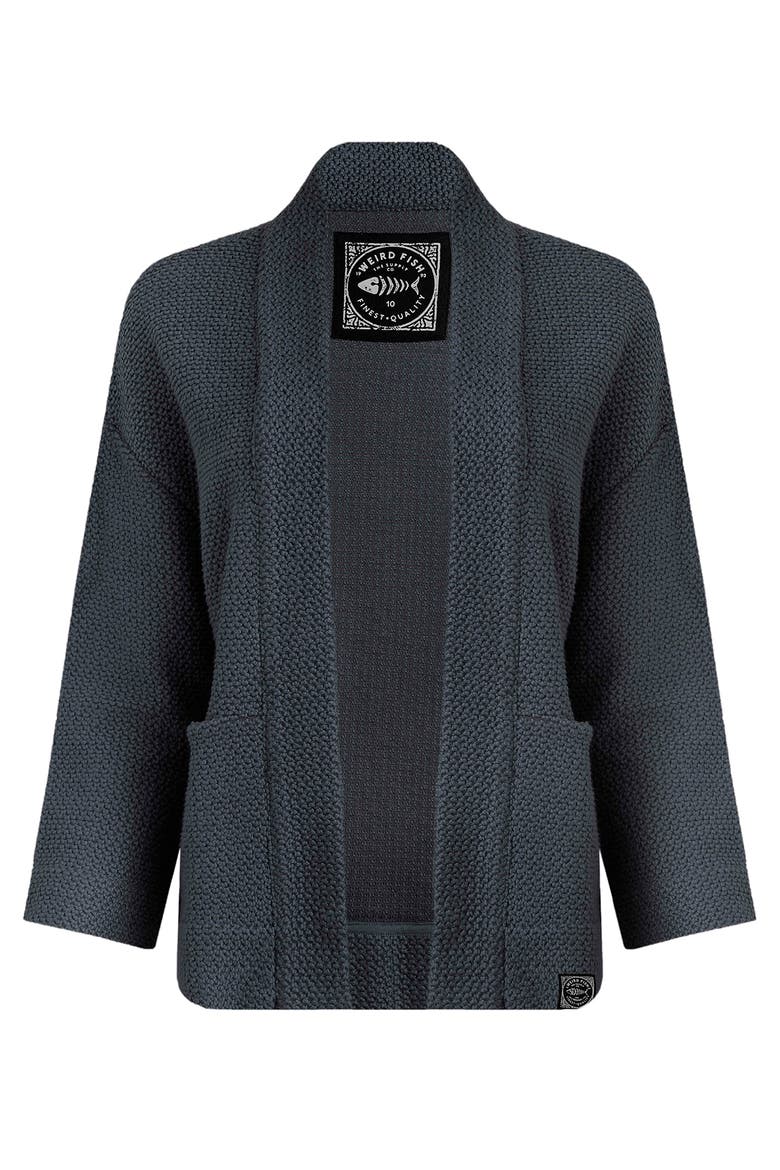 Cropped Cardigan, Alternate, color, Navy