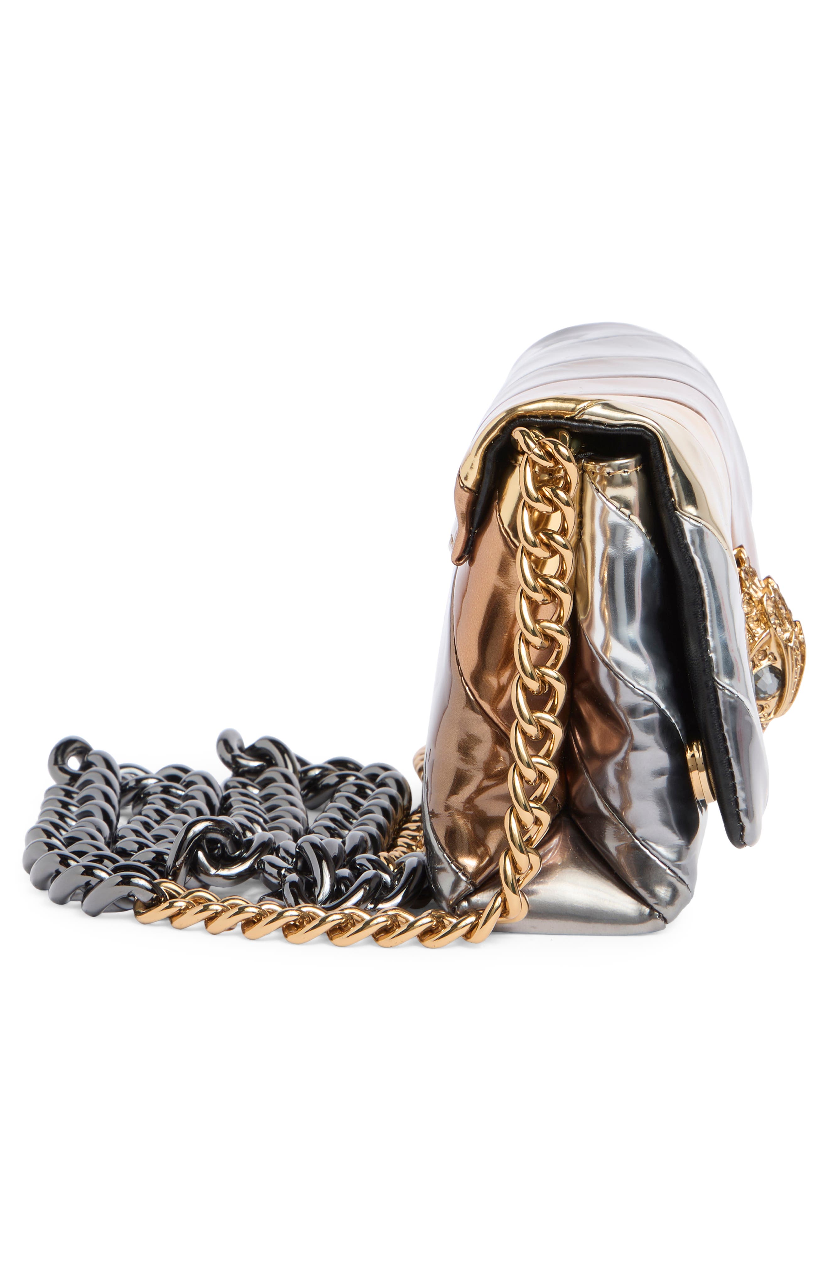 Kurt Geiger London Mini Kensington Flap Convertible Crossbody Bag, Alternate, color, 