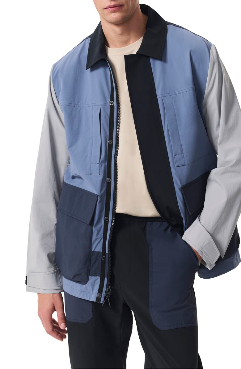 rag
bone Pace Colorblock Chore Jacket, Main, color, Grey Multi