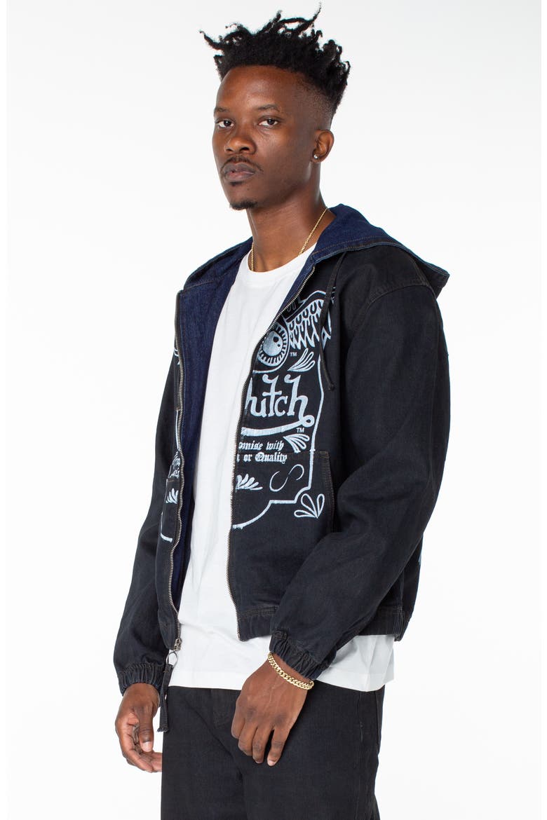 Invaders Cannonball Zip Up Hoodie Jacket, Alternate, color, MID TEMPO