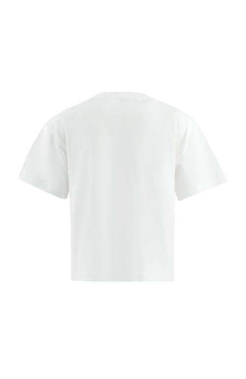 Lola + The Boys Mama Pearl T-shirt In White