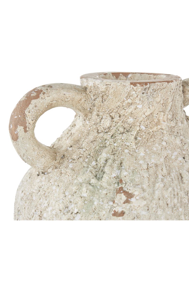 GINGER BIRCH STUDIO Cream Magnesium Oxidized Vase, Alternate, color, Cream