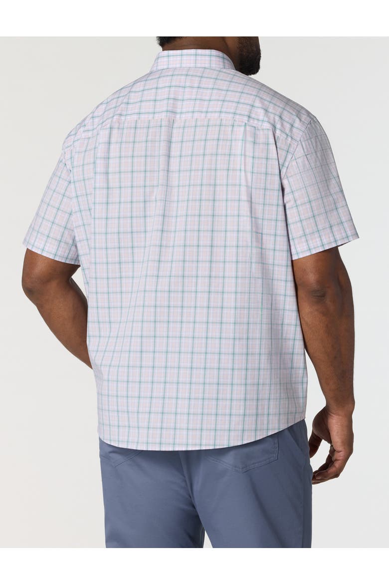 Big & Tall Large Plaid Tech Sport Shirt V2, Alternate, color, MULTI