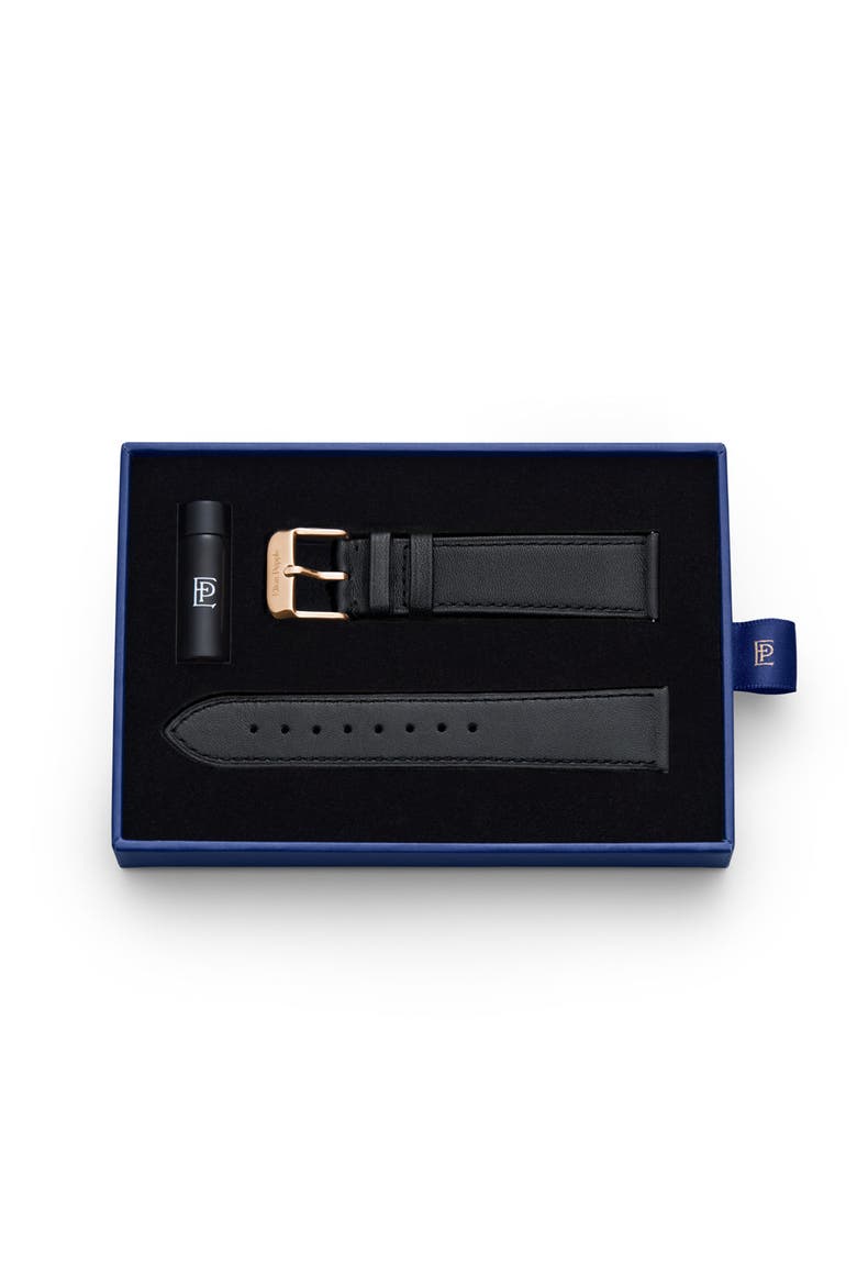 Bucktown - Rose Gold Strap, Alternate, color, Black