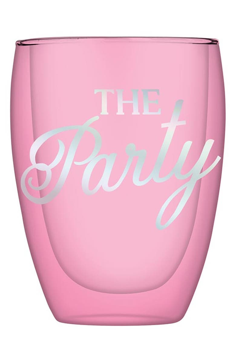CREATIVE BRANDS The Party Stemless Glass, Main, color,