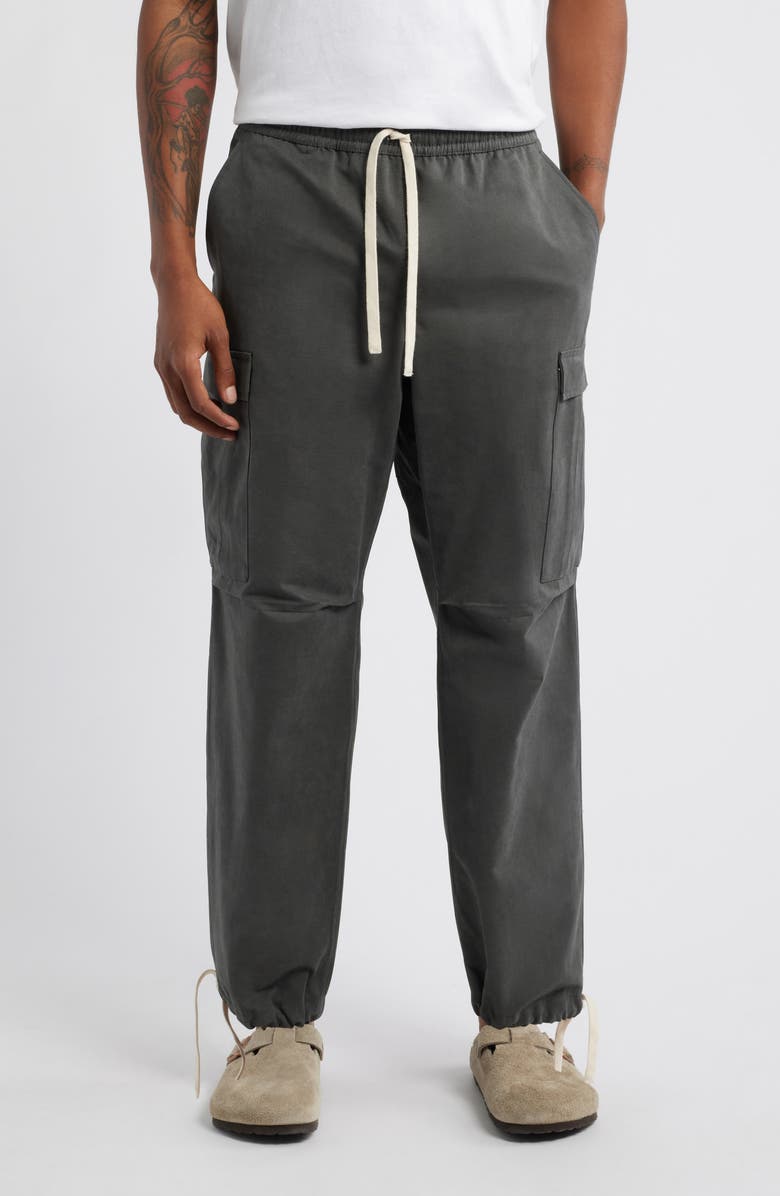 STANDARD ISSUE PD Drawstring Cargo Pants, Main, color, Vintage Black
