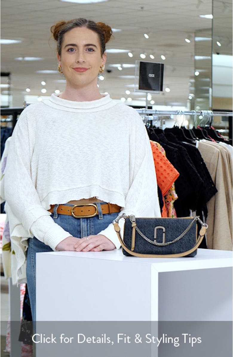 The Snapshot Denim Convertible Pochette Shoulder Bag, sales video thumbnail