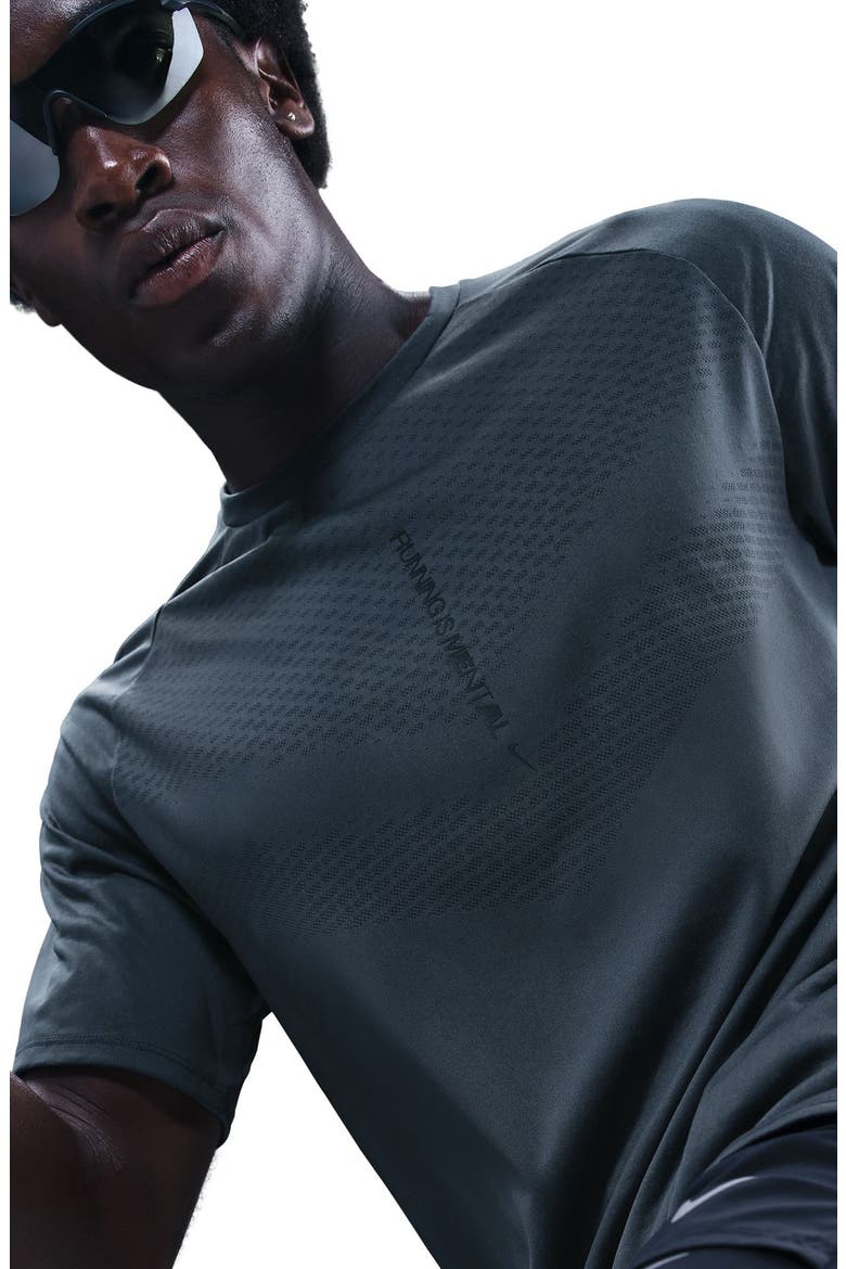 Dri-FIT ADV Short-Sleeve Running Top, Alternate, color, THUNDER BLUE