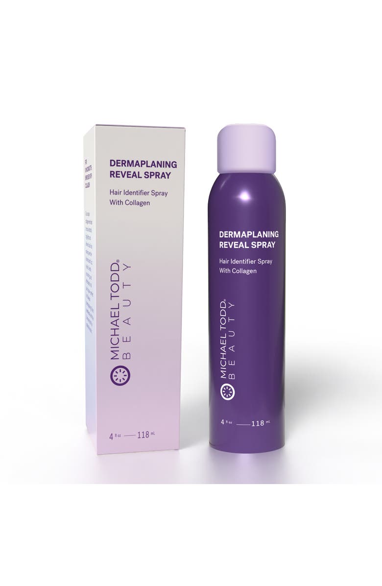 MICHAEL TODD BEAUTY Sonicsmooth Hair Identifier Spray for Dermaplaning, Alternate, color, Shade Between Blue And Red.