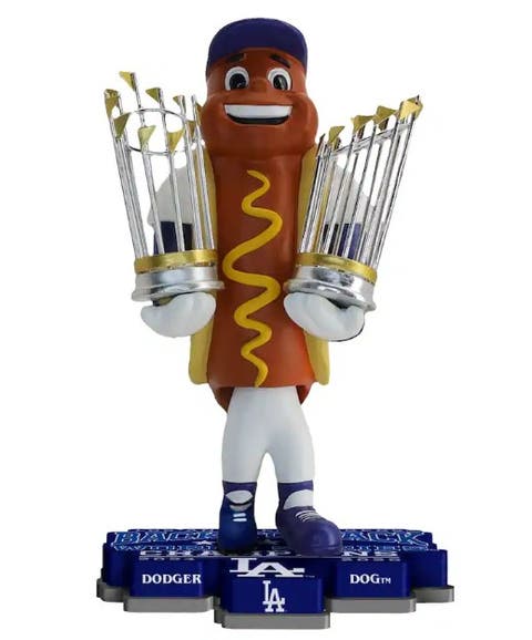 Dodger Dog (Los Angeles Dodgers) 2025 World Series Back to Back Champs Bobblehead