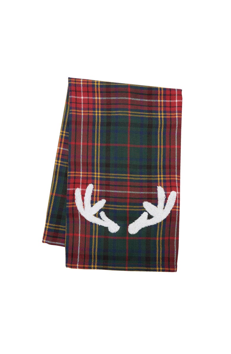 C&F Home Green Lennox Antlers Towel, Main, color, Green