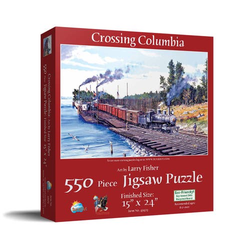 Crossing Columbia 550 piece Jigsaw Puzzle for Adults