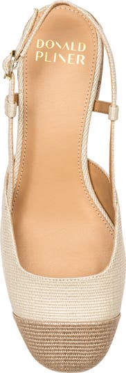 Woven Slingback Pump