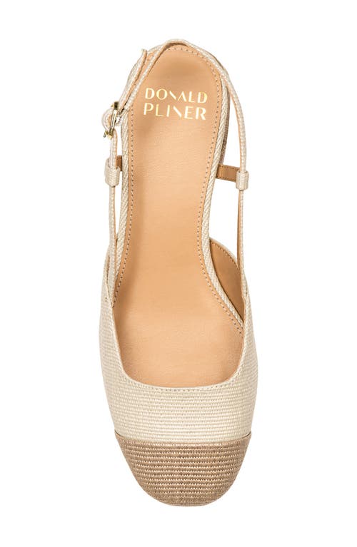 DONALD PLINER DONALD PLINER WOVEN SLINGBACK PUMP 