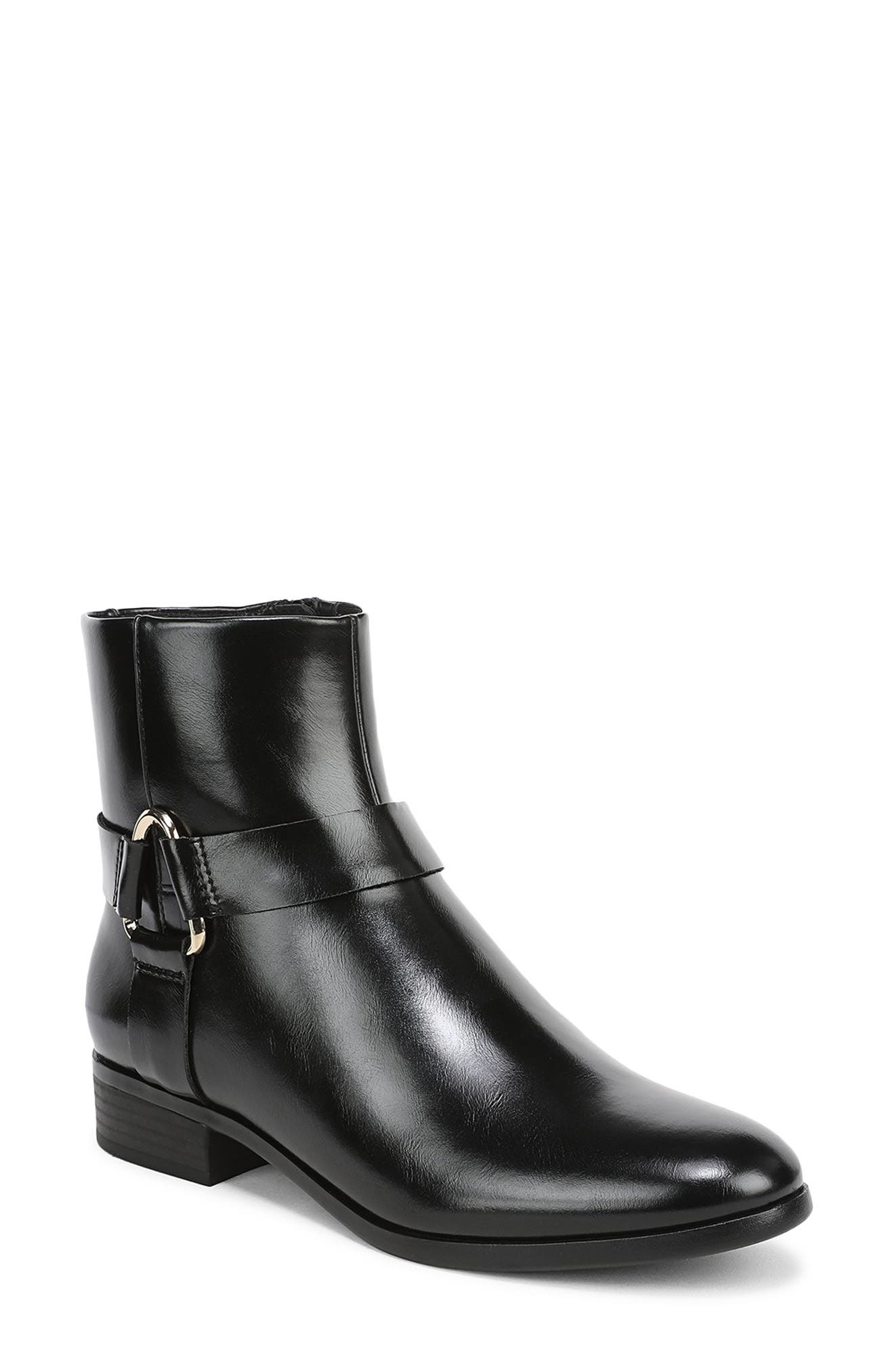 Simona Ankle Bootie, Main, color, BLACK