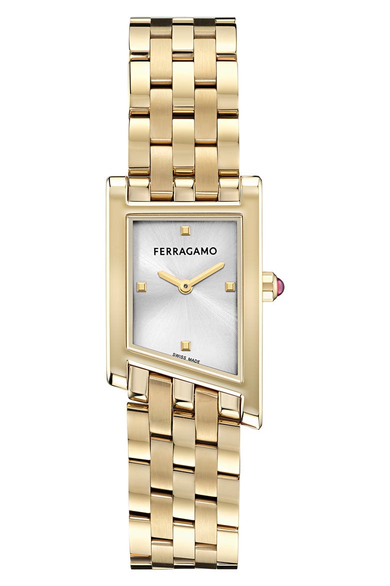 Asymetrique Bracelet Watch, 22mm x 36mm, Main, color, IP YELLOW GOLD
