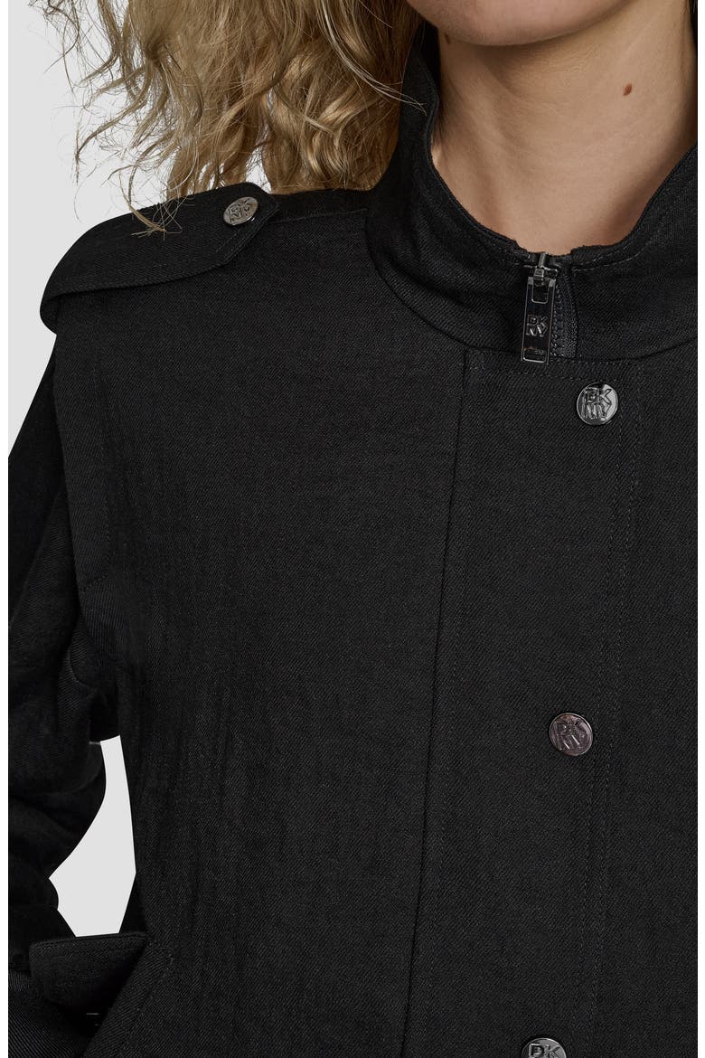 Twill Bomber Jacket, Alternate, color, BLACK
