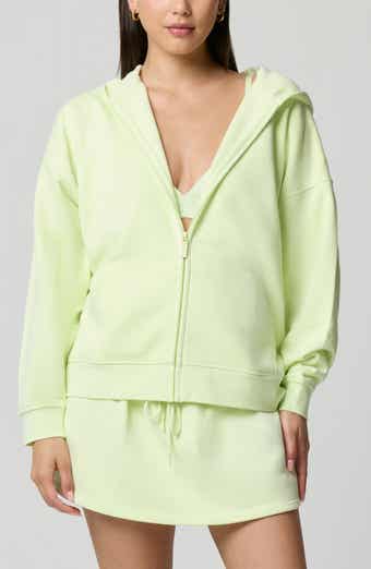 Cozy Crush Forever Embroidered Oversize Graphic Zip Hoodie