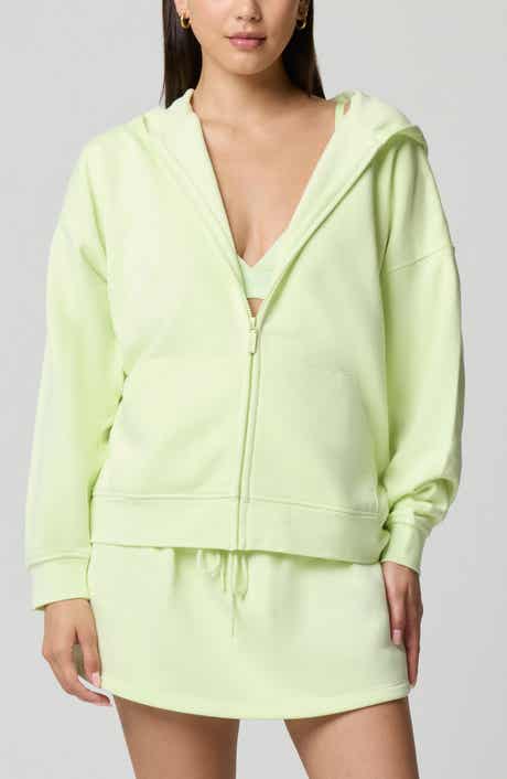 Cozy Crush Forever Embroidered Oversize Graphic Zip Hoodie