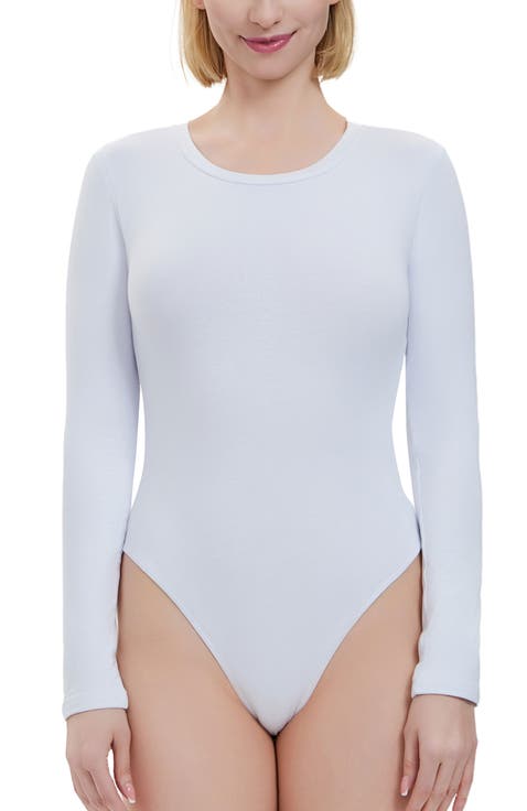 Round Neck Long Sleeve Bodysuit