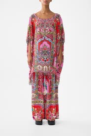 Camilla Short Round Neck Kaftan
