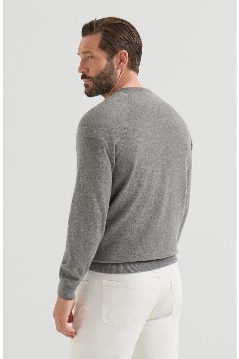 Cashmere sweatshirt-style sweater, Alternate, color, Dark Grey
