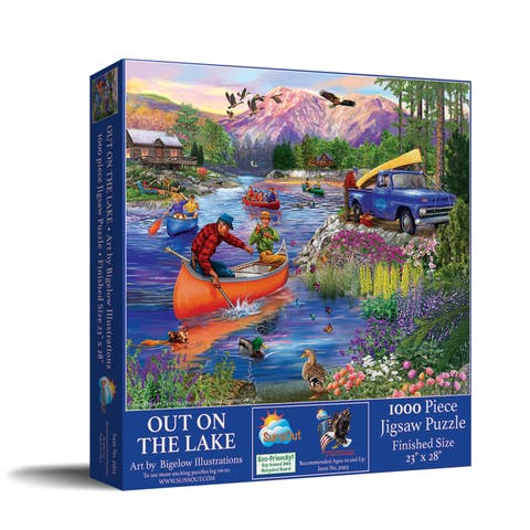 Out on the Lake 1000 piece Jigsaw Puzzle for Adults