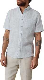 Faherty Breeze Short Sleeve Button-Down Shirt