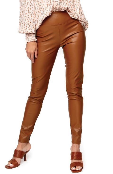 Gigi Essential Faux Leather Leggings
