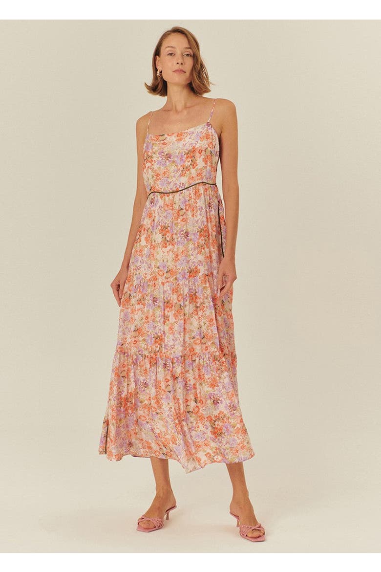 Paris Midi Dress, Main, color, MULTI COLOR