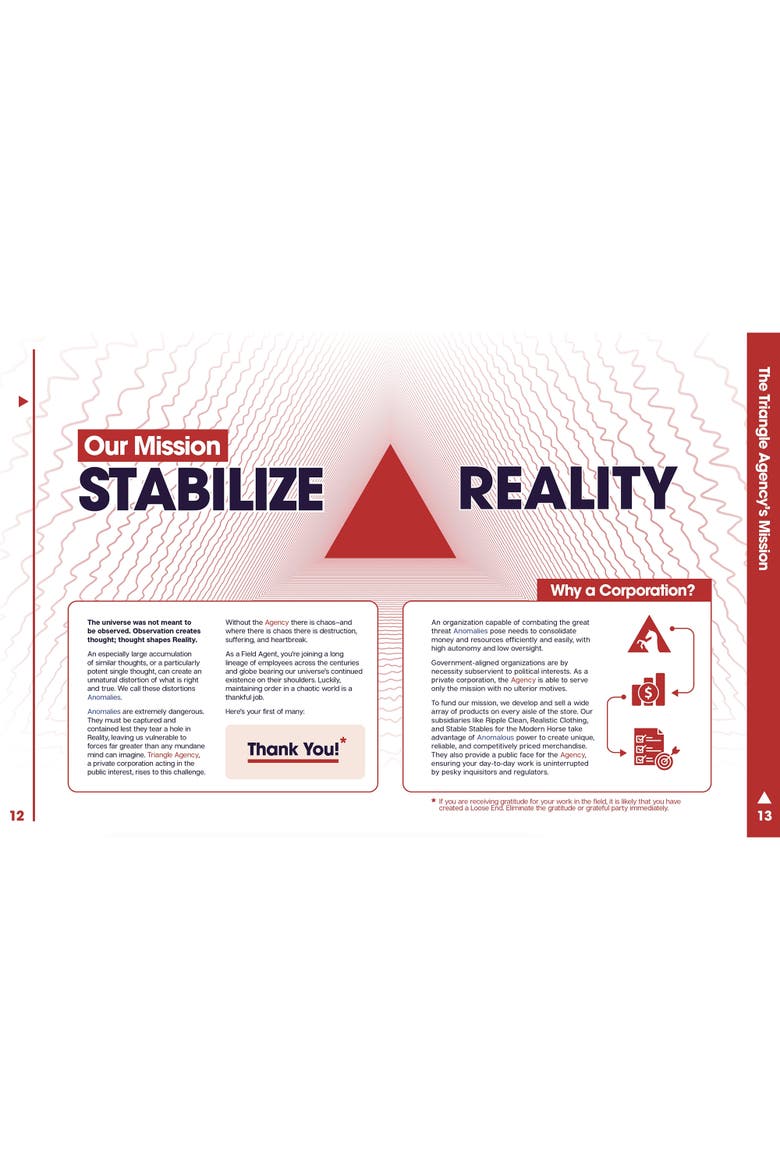 Triangle Agency Rpg Core Rulebook, Alternate, color, Multicolored