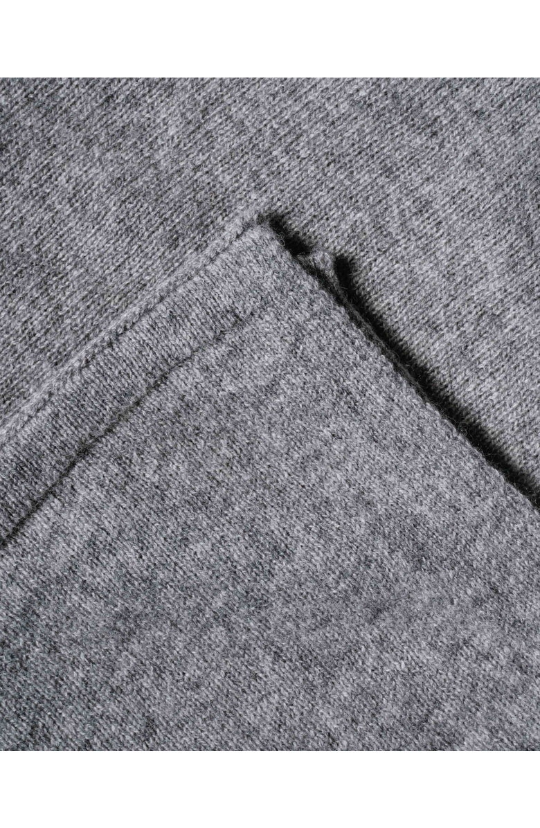 Monticelli Cashmere Pure Cashmere Capelet Poncho, Alternate, color, Melange Grey