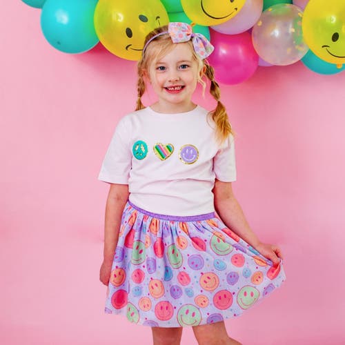 Sweet Wink Smiley Face Tutu In Multicolor