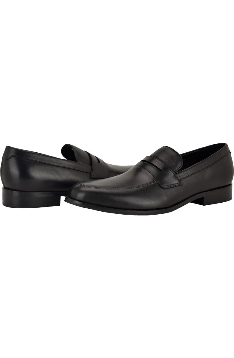 Calvin Klein Rinver Penny Loafer, Alternate, color, Black/ Black/ Black
