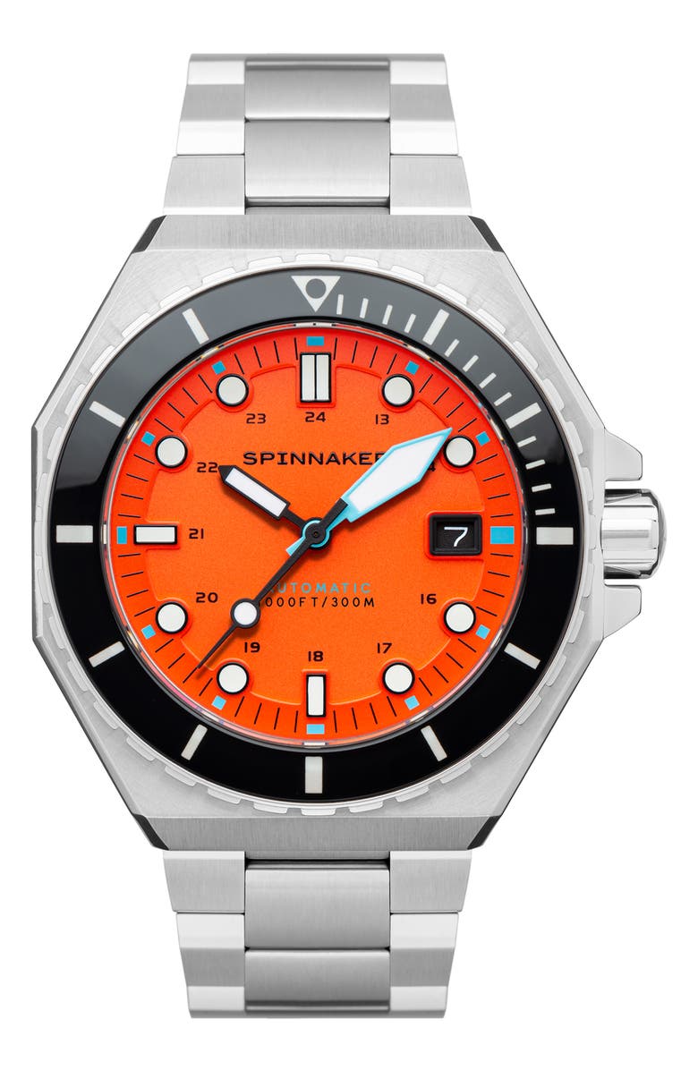SPINNAKER Dumas Automatic Bracelet Watch, 44mm, Main, color, 