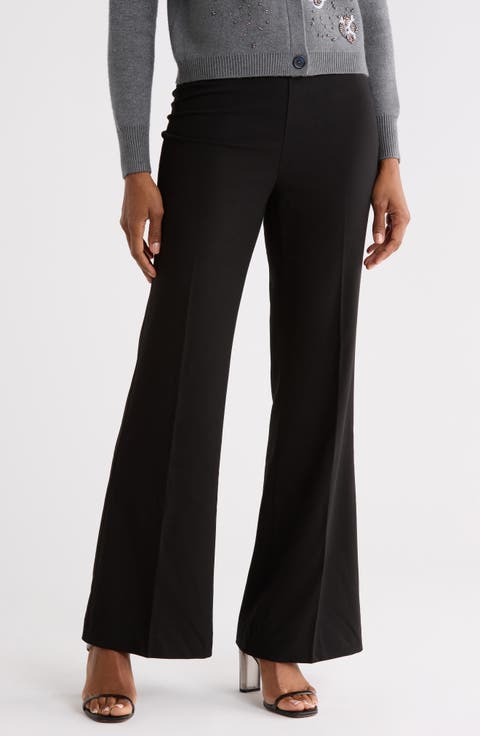 Wide Leg Suit Trousers
