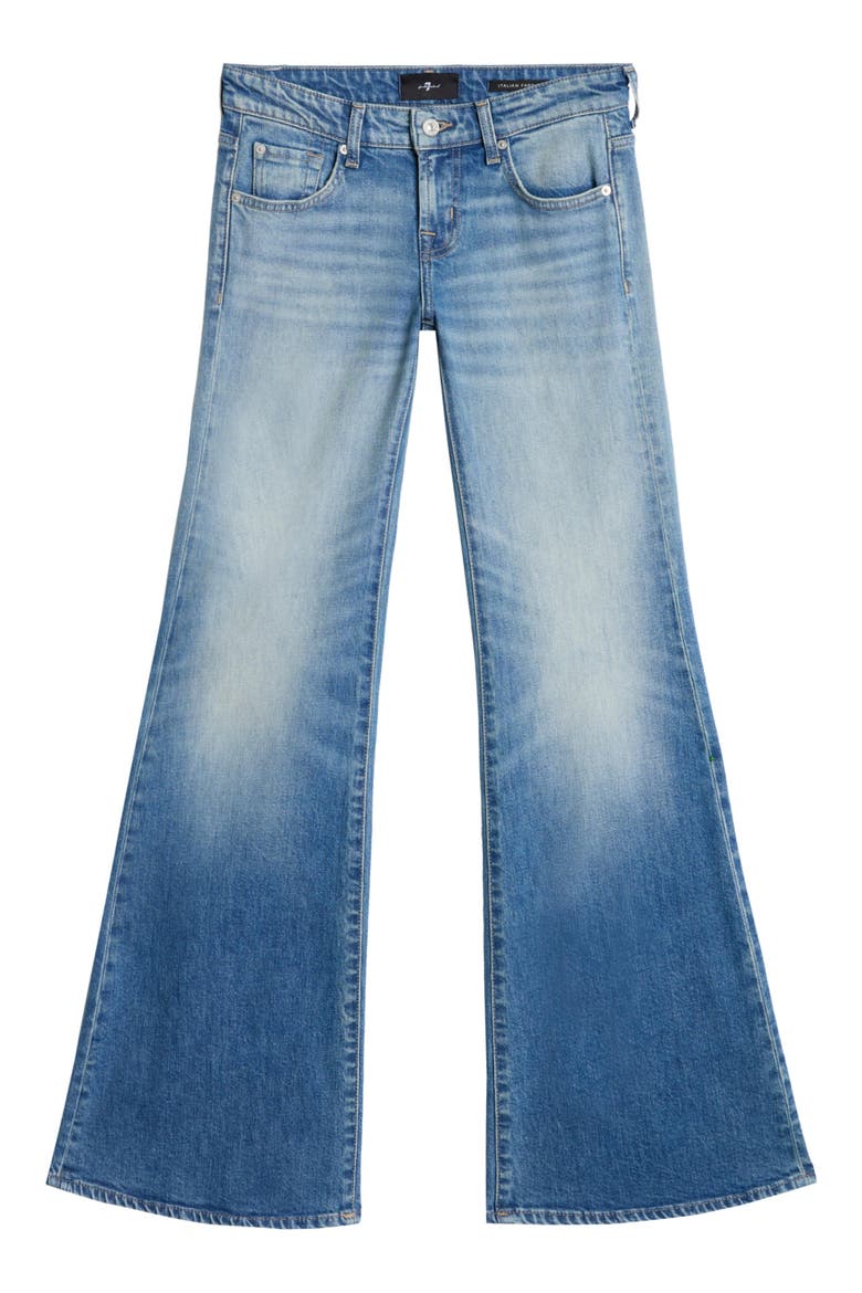 Low Flare Jeans, Alternate, color, BLUE HAZE