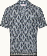 Orlebar Brown Maitan Silk Relaxed Fit Silk Passetto Shirt