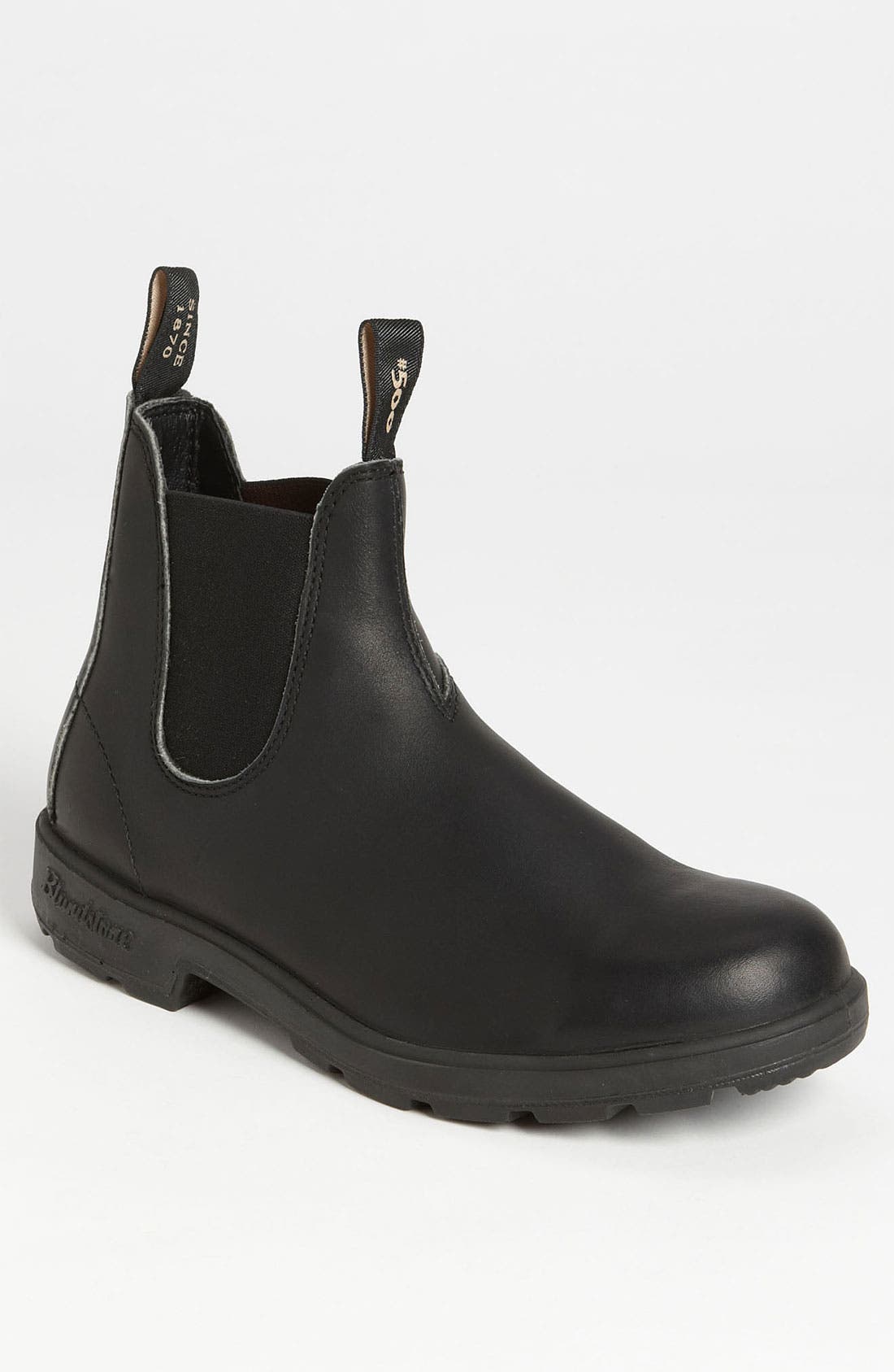 Gender Inclusive Classic Chelsea Boot, Main, color, BLACK LEATHER