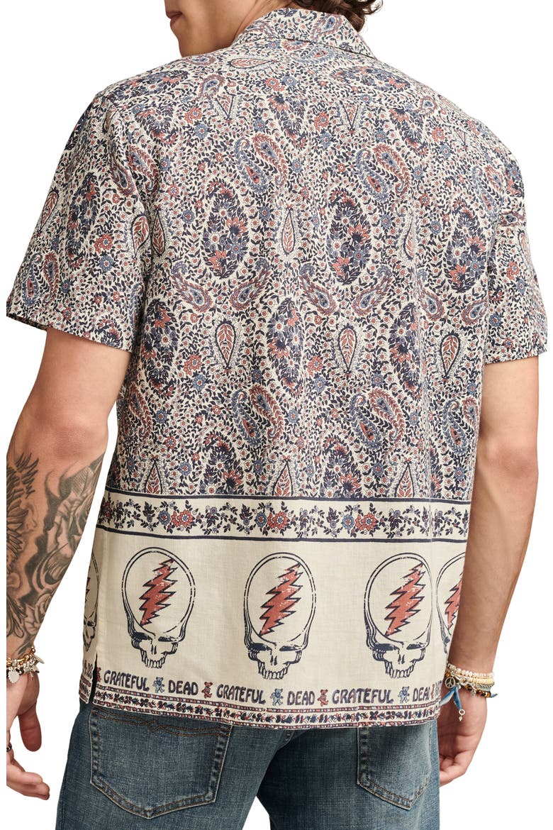 Grateful Dead Floral Camp Shirt, Alternate, color, MULTI PRINT