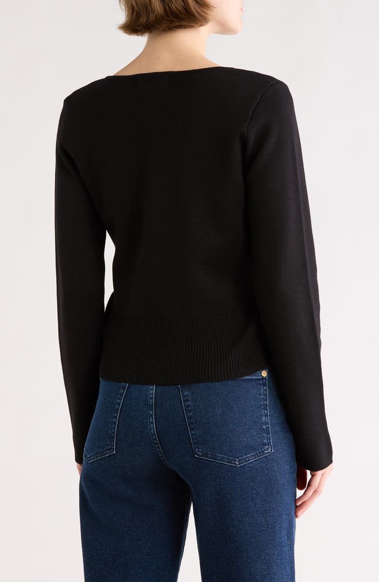 BY DESIGN Julianne Cardigan, Alternate, color, Black