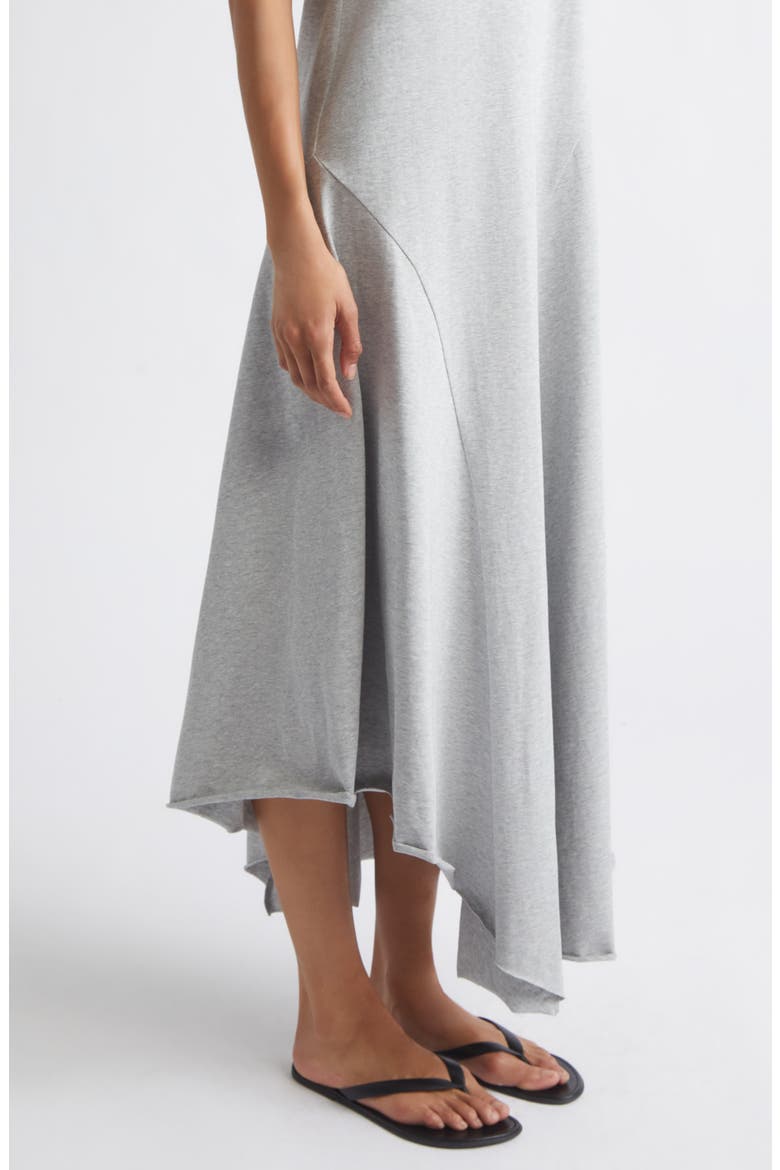 Strapless Cotton Jersey Dress, Alternate, color, LIGHT GREY MARLE