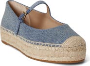 Lauren Ralph Lauren Luize Mary Jane Platform Espadrille